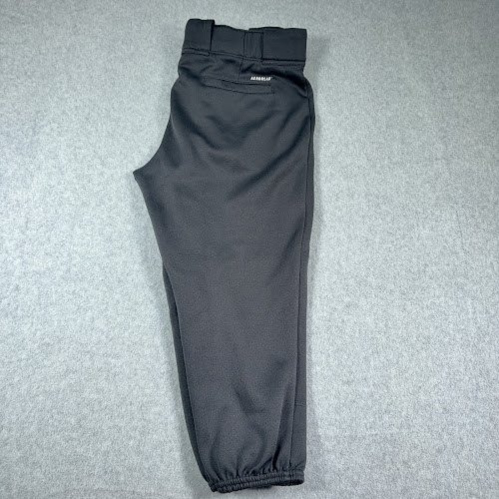 Adidas Baseball Pants Youth Medium 12-14‎ Black Athletic Sportswear Jogger Style